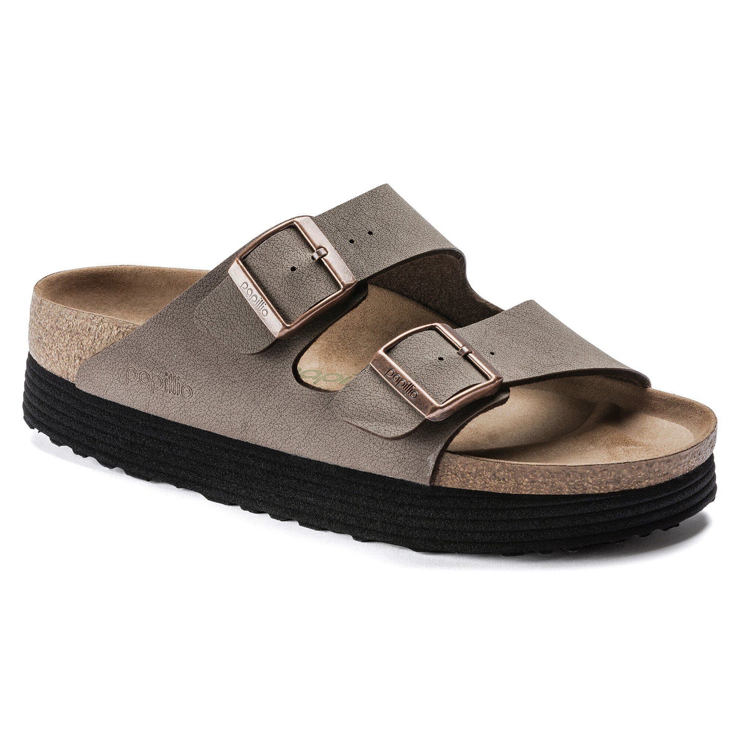 Arizona Platform Vegan Birko-Flor Nubuck - Mocha