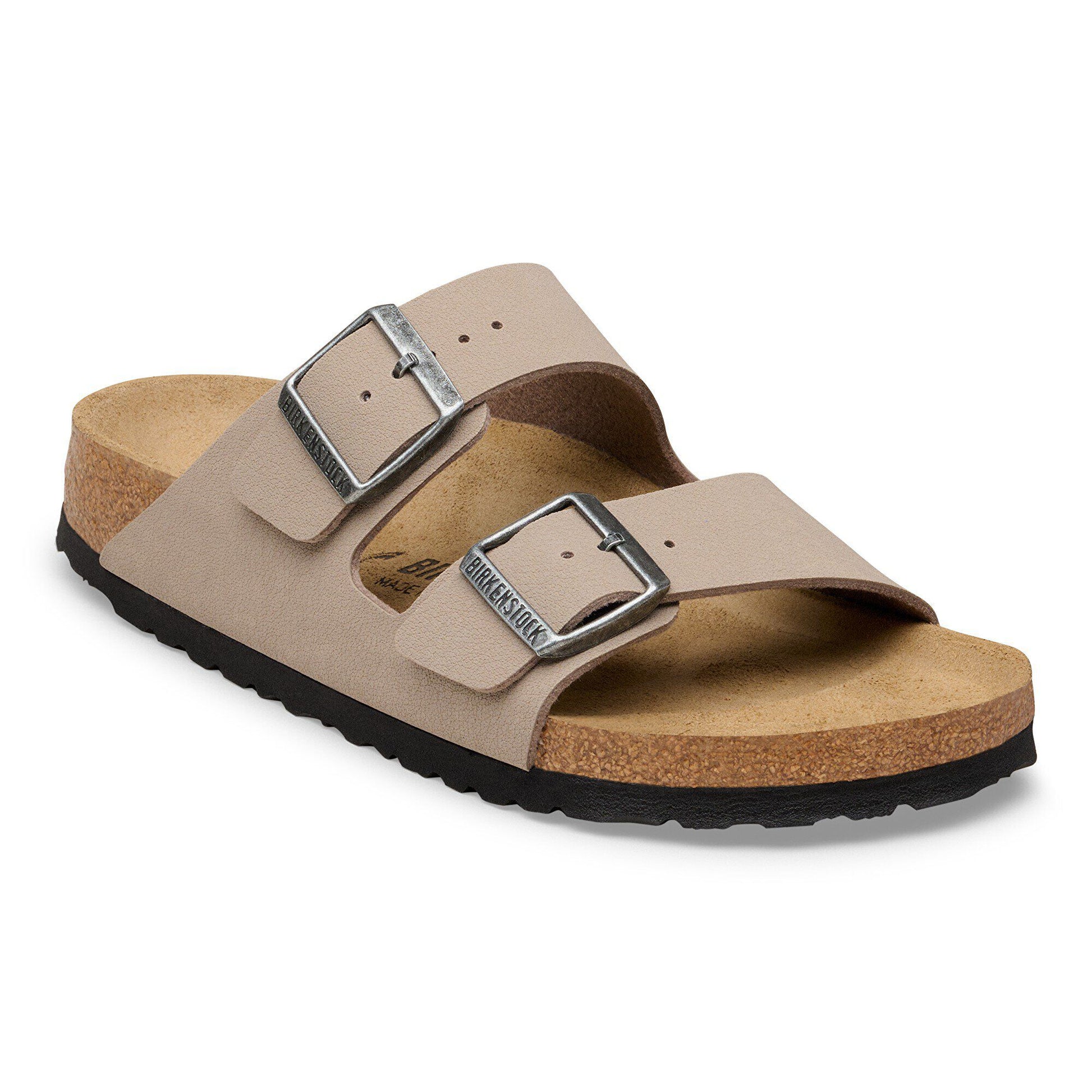 Arizona Birko-Flor Nubuck - Gray Taupe