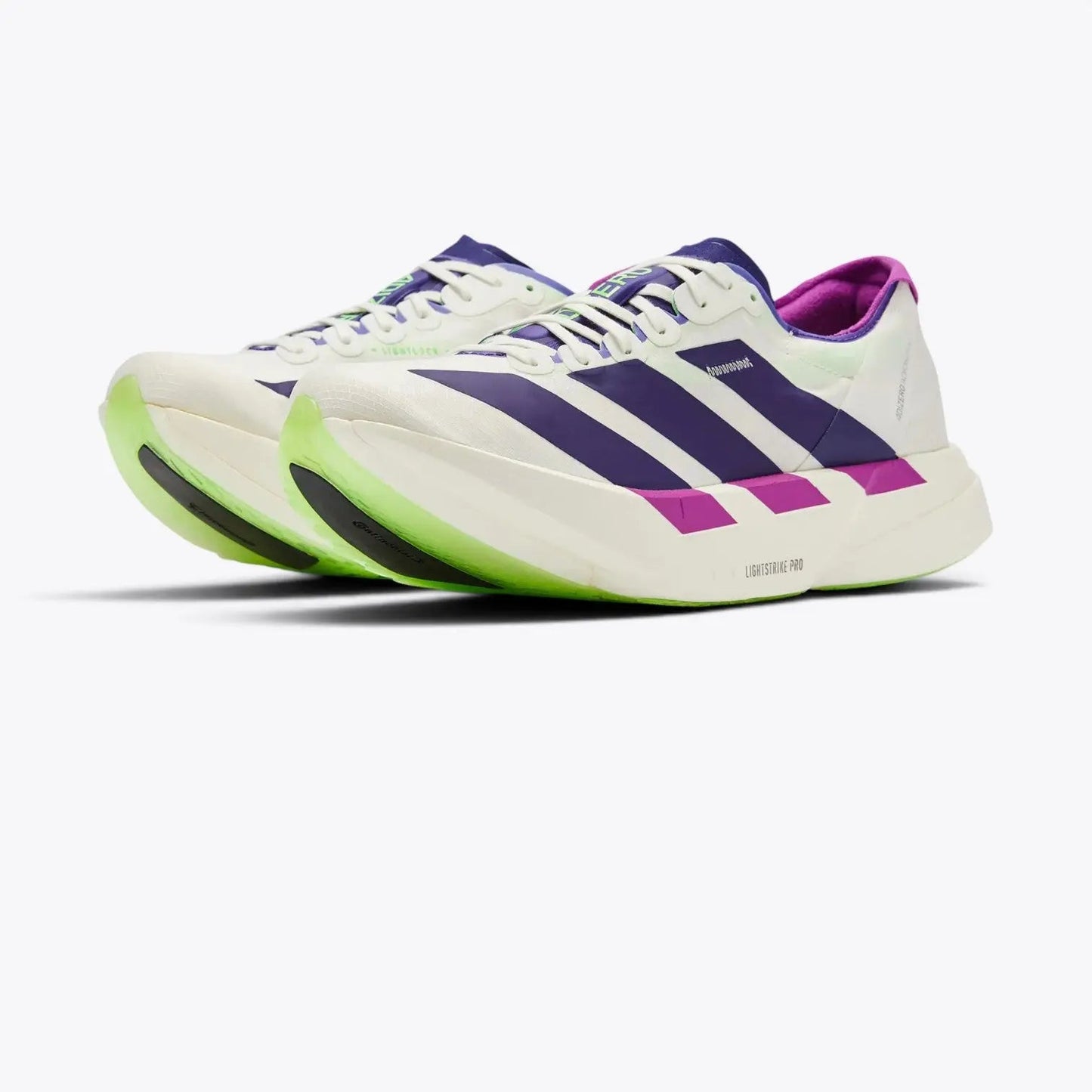 Adidas Adizero Adios Pro 4 White Purple Lime