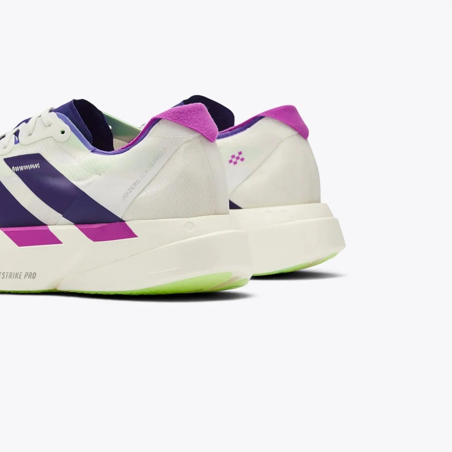 Adidas Adizero Adios Pro 4 White Purple Lime