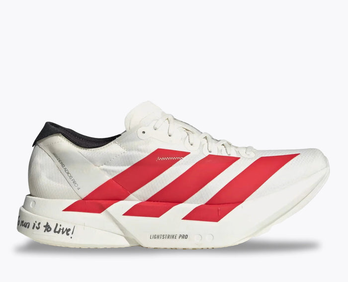 Adidas Adizero Adios Pro 4 Off White Better Scarlet