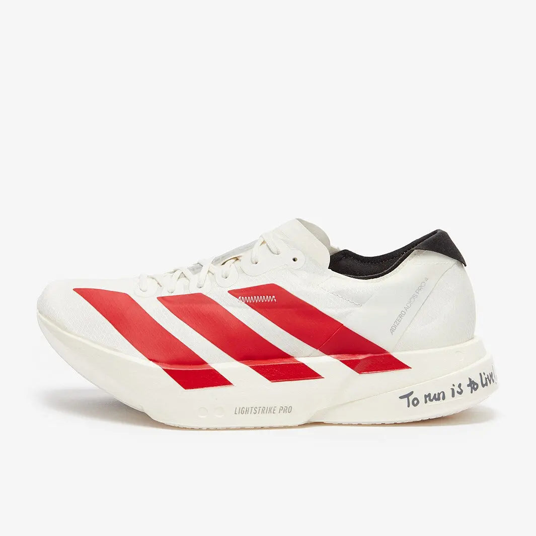 Adidas Adizero Adios Pro 4 Off White Better Scarlet