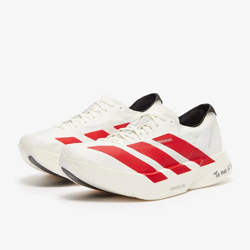 Adidas Adizero Adios Pro 4 Off White Better Scarlet