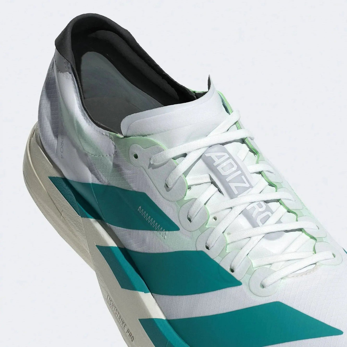 Adidas Adizero Adios Pro 4 White Pure Teal