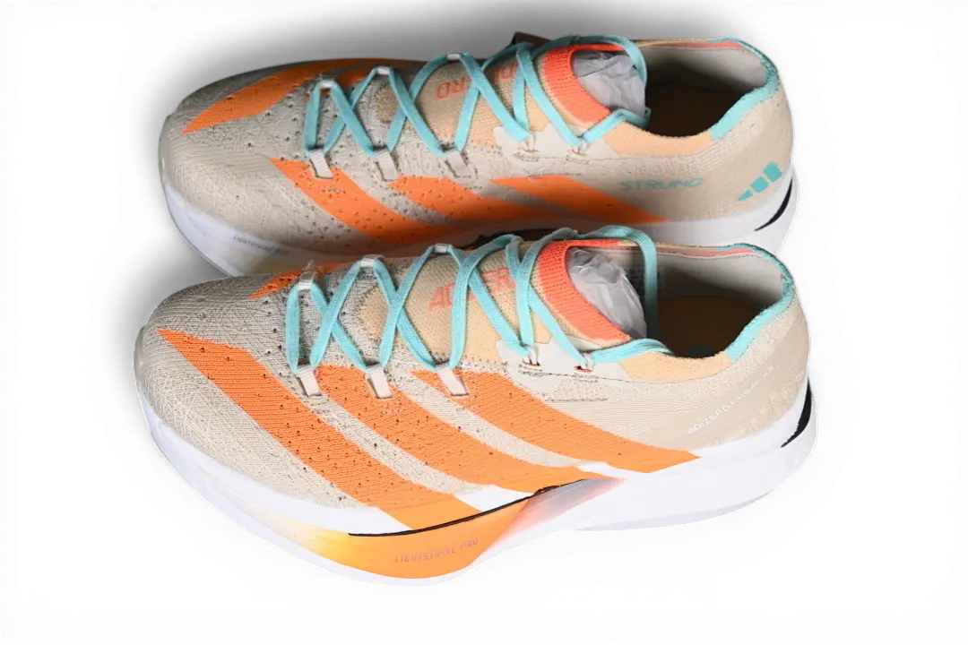 Adidas Adizero Prime X3 Strung Orange White Wheat Blue