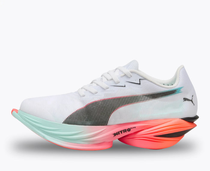 Puma Fast-R Nitro Elite 3 White Glowing Red Mint